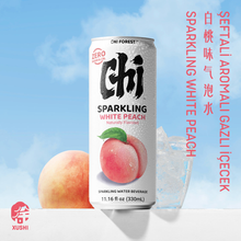 Load image into Gallery viewer, CHI FOREST ŞEFTALİ AROMALI GAZLI İÇECEK (SPARKLING WATER BEVERAGE WHITE PEACH FLAVOR) 元气森林0卡桃子味汽水 - 330ML