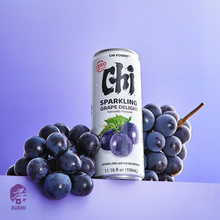 Load image into Gallery viewer, CHI FOREST ÜZÜM AROMALI GAZLI İÇECEK (SPARKLING WATER BEVERAGE GRAPE FLAVOR) 元气森林0卡葡萄味汽水 - 330ML