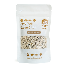 Load image into Gallery viewer, WHITE PEPPER seeds (白胡椒粒) BEYAZ BIBER BARBARUM - 100G