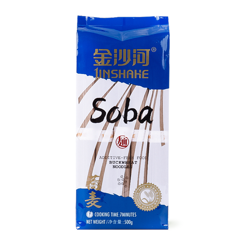 JINSHAHE SOBA ERİŞTESİ (SOBA NOODLE) 金沙河荞麦面 - 500G – China