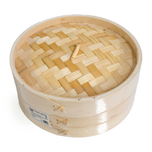 Load image into Gallery viewer, XUSHI 20CM BAMBU BUHARLIK SEPETİ (20CM BAMBOO STEAMER) 直径20CM蒸笼 - 1 ADET