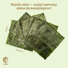 Load image into Gallery viewer, YOKO KAVRULMUŞ DENİZ YOSUNU (ROASTED SEAWEED) 烤海苔 - 125G
