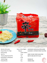 Load image into Gallery viewer, Shin Ramyun Noodle Soup *5   (辛拉面五连包)  Shin Ramyum Hazir Eriştesi *5  - 600G