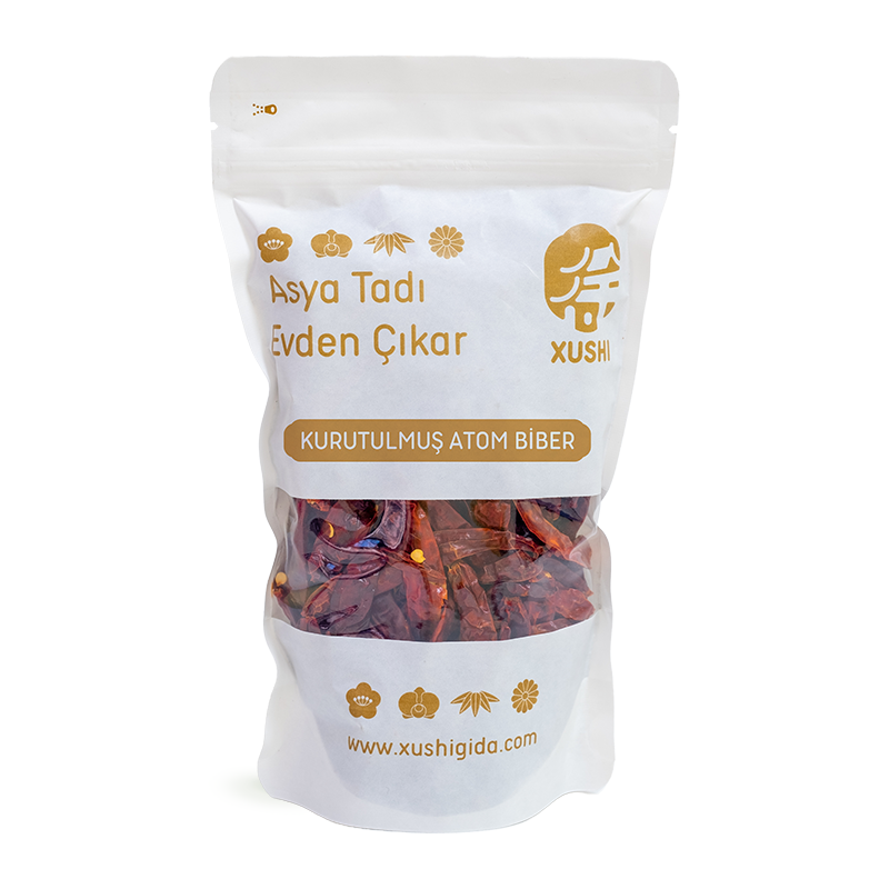 XUSHI KURUTULMUŞ KIRMIZI ATOM BİBER (DRIED RED PEPPER) 干辣椒 - 100G