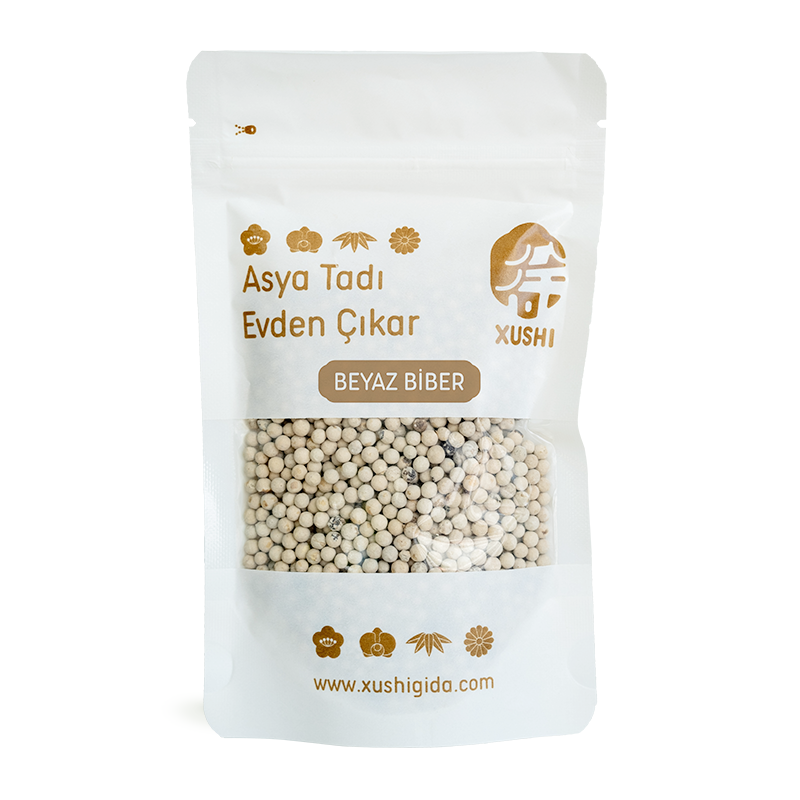 WHITE PEPPER seeds  (白胡椒粒)  BEYAZ BIBER BARBARUM - 100G