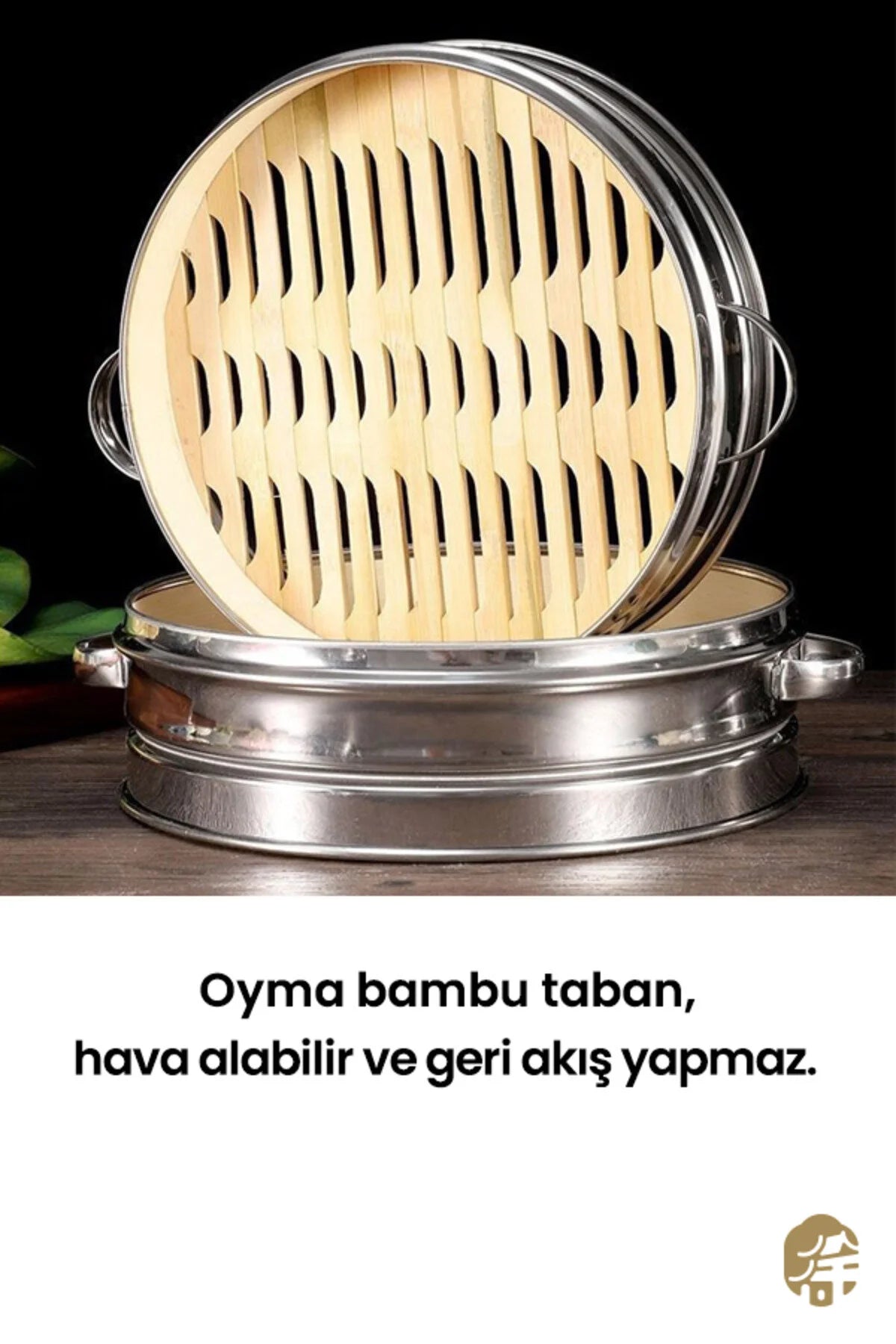 XUSHI PASLANMAZ ÇELİK BUHAR TEPSİSİ (STAINLESS STEEL STEAMER PLATE) 不锈钢蒸笼片 20CM - 1 SET (3+1)
