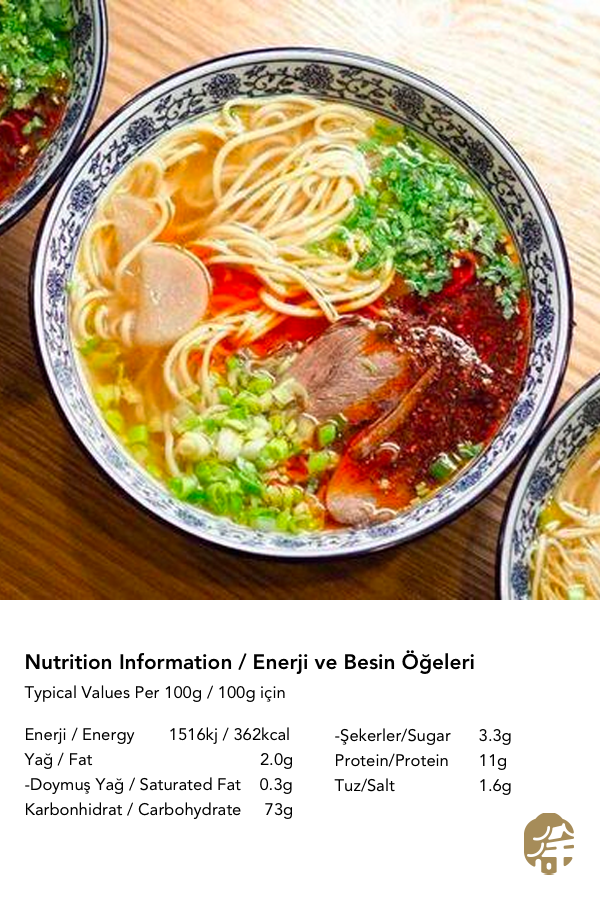 JINSHAHE OVAL ERİŞTE (OVAL NOODLE) 金沙河椭圆面 - 500G