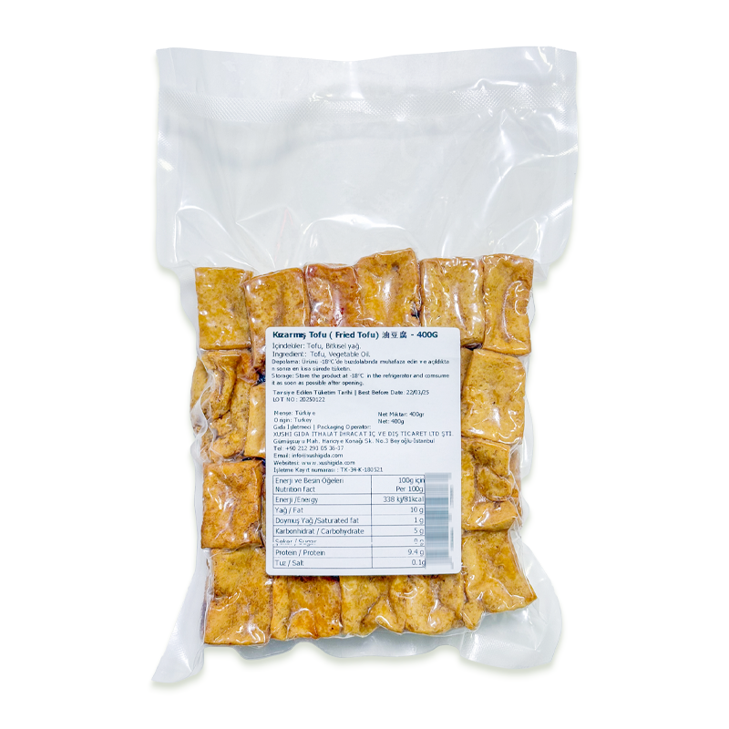 XUSHI KIZARMIŞ TOFU (FRIED TOFU) 油豆腐 - 400G