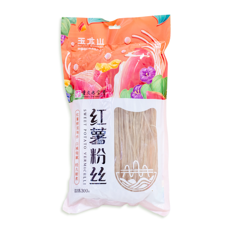 YULONGSHAN TATLI PATATES ERİŞTESİ (SWEET POTATO VERMICELLI) 玉龙山红薯粉丝 - 300G
