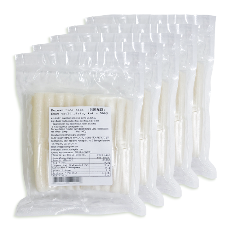 XUSHI KORE USULÜ PİRİNÇ KEKİ (KOREAN RICE CAKE) 韩国年糕 - 2.5KG