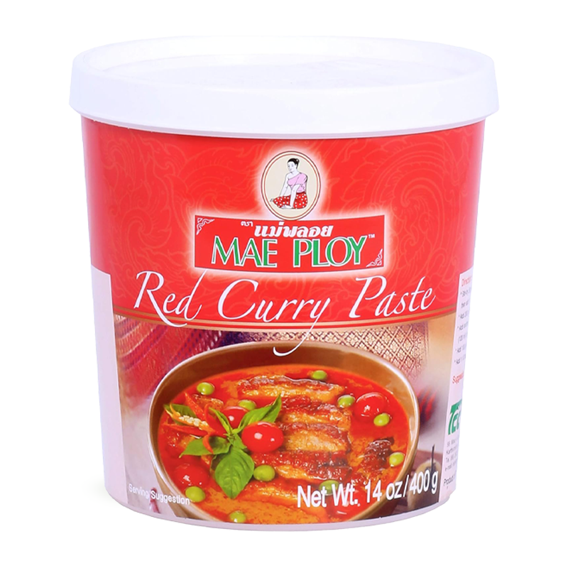MAE PLOY KIRMIZI KÖRİ EZMESİ (MAE PLOY RED CURRY) 红咖喱 - 400G