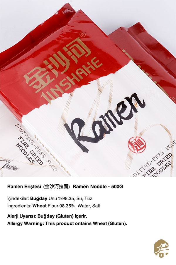 JINSHAHE RAMEN ERİŞTESİ (RAMEN NOODLE) 金沙河拉面 - 500G
