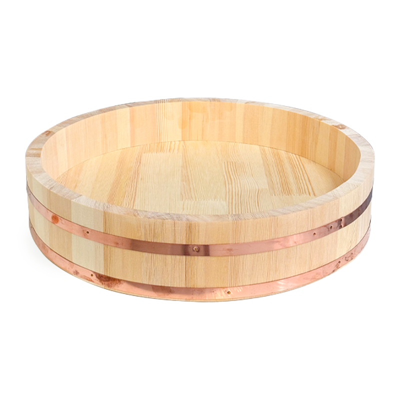 XUSHI 45CM BAMBU SUSHİ PİRİNÇ KASESİ (45CM BAMBOO SUSHI RICE BOWL) 直径45CM寿司盆 - 1 ADET