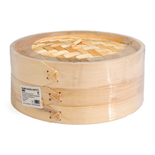 Load image into Gallery viewer, XUSHI 20CM BAMBU BUHARLIK SEPETİ (20CM BAMBOO STEAMER) 直径20CM蒸笼 - 1 ADET
