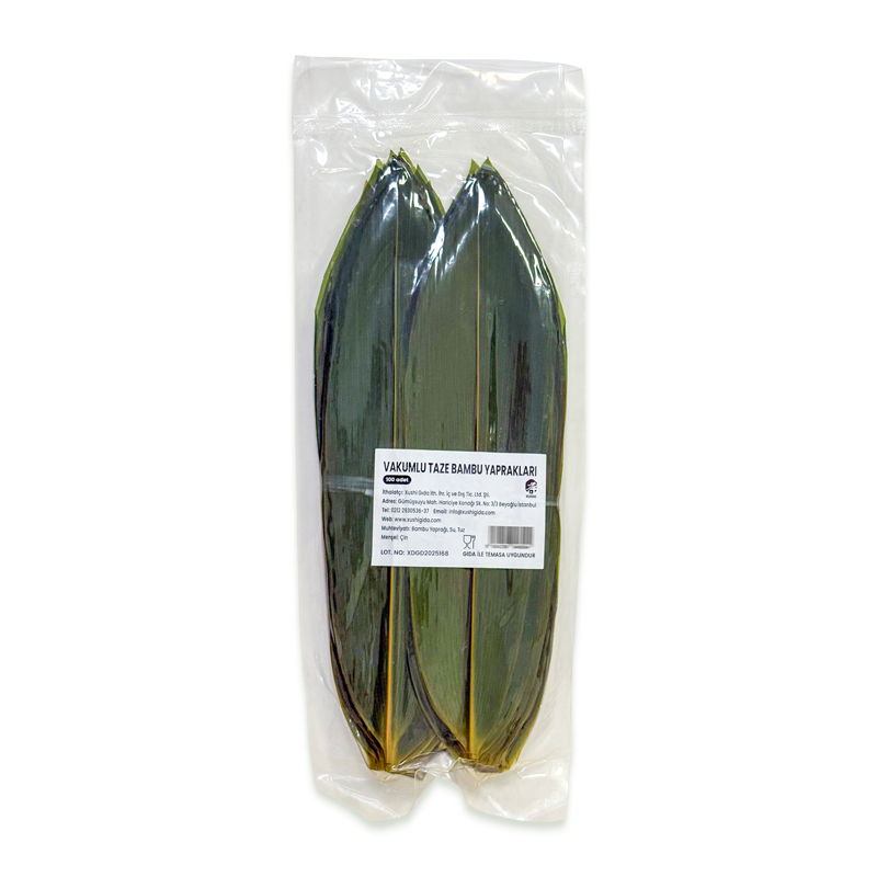 XUSHI VAKUMLU BAMBU YAPRAĞI (BAMBOO LEAF) 粽子叶 - 100PCS