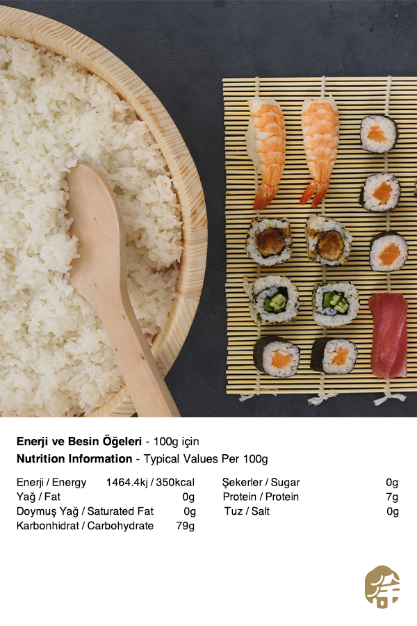LOTUS PREMIUM KOSHIHIKARI SUSHI PİRİNÇ (PREMIUM KOSHIHIKARI SUSHI RICE) 莲花上等寿司米 - 10KG