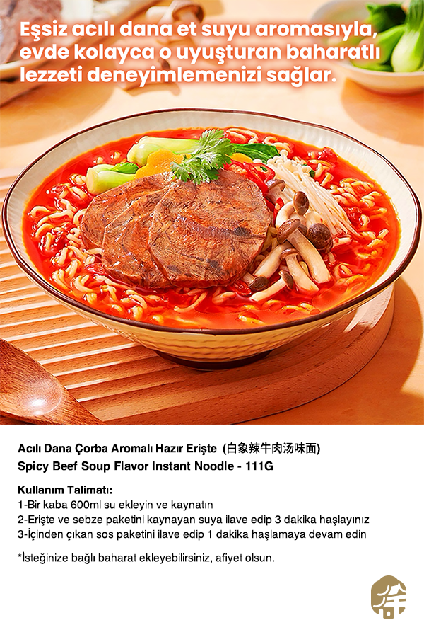 BAIXIANG AROMALI HAZIR ERİŞTE SETİ (BAIXIANG INSTANT NOODLE FAMILY SET) 白象全家面 - 1 SET