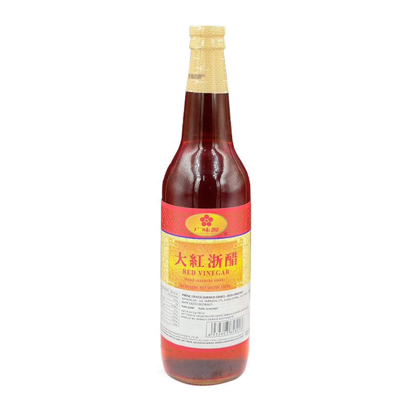 GUANGWEIYUAN KIRMIZI PİRİNÇ SİRKESİ (RED VINEGAR) 广味源大红浙醋 - 630ML