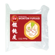 SANQUAN DONDURULMUŞ WONTON YUFKASI (FROZEN WONTON WRAPPER) 馄饨皮 - 500G