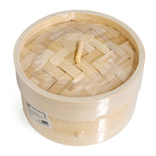 Load image into Gallery viewer, XUSHI 15CM BAMBU BUHARLIK SEPETİ (15CM BAMBOO STEAMER) 直径15CM蒸笼 - 1 ADET
