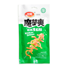 Load image into Gallery viewer, WEILONG KONYAK UNU ILE HAZIRLANMIŞ EKŞİLİ VE ACILI ATIŞTIRMALIK (KONJAC SHUANG) 魔芋爽 - 50G
