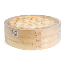 Load image into Gallery viewer, XUSHI 30CM BAMBU BUHARLIK SEPETİ (30CM BAMBOO STEAMER) 直径30CM蒸笼 - 1 ADET
