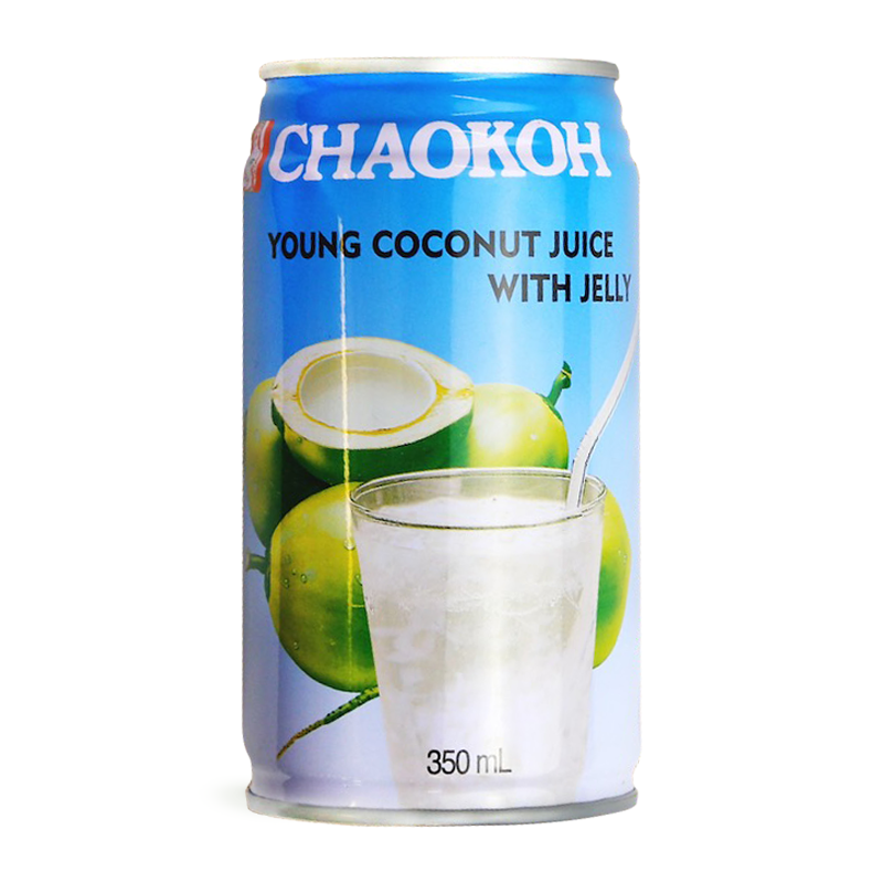 CHAOKOH JÖLELİ HİNDİSTAN CEVİZİ SUYU İÇEREN İÇECEK (YOUNG COCONUT JUICE WITH JELLY) 椰汁饮料 - 350ML