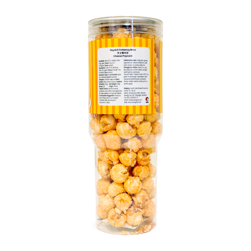 BOOMBOOM PEYNİRLİ PATLAMIŞ MISIR (CHEESE POPCORN) 芝士味爆米花 - 120G