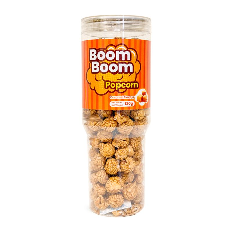 BOOMBOOM KARAMEL AROMALI PATLAMIŞ MISIR (CAREMAL POPCORN) 焦糖味爆米花 - 120G