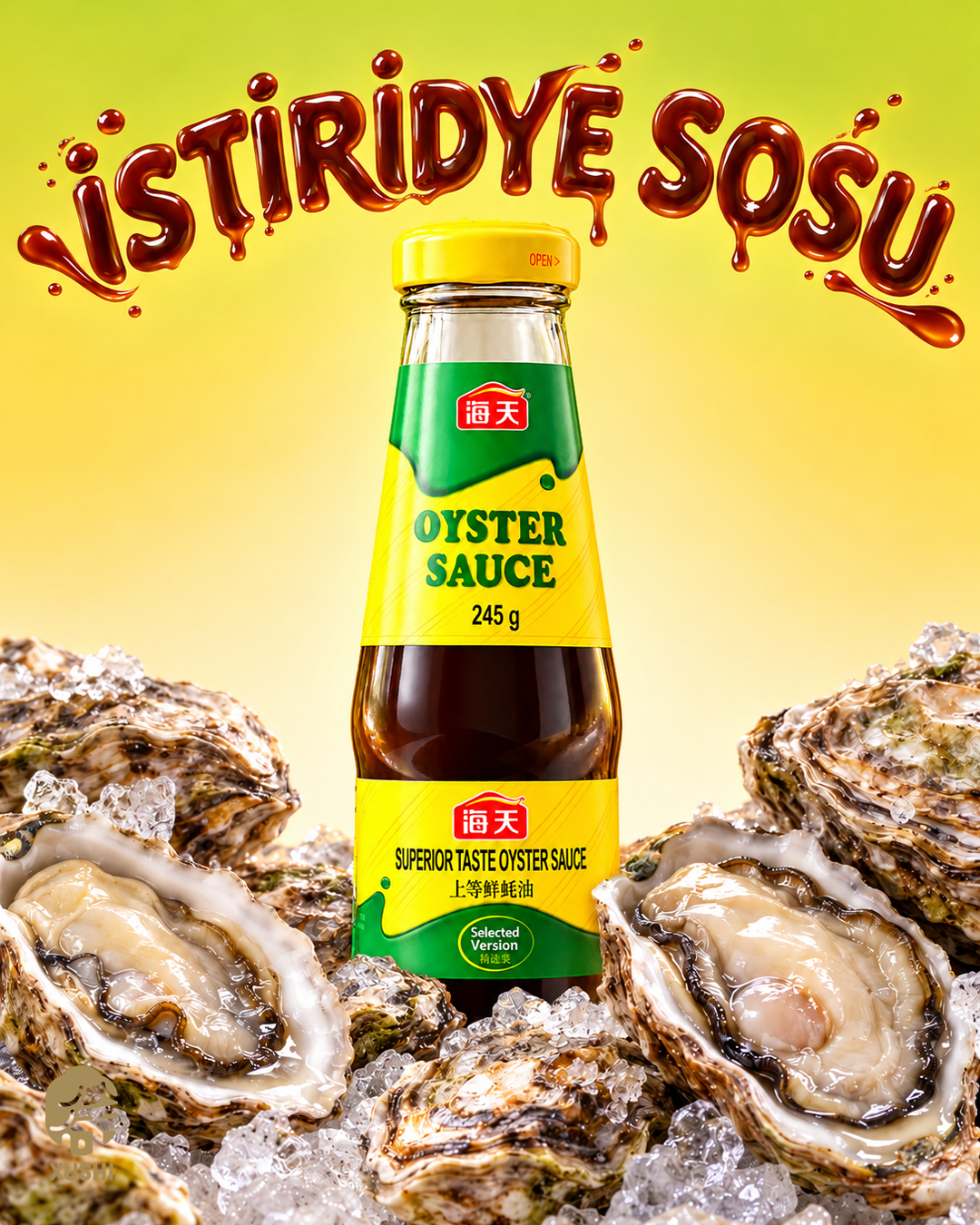 HADAY İSTİRİDYE SOSU (SUPERIOR TASTE OYSTER SAUCE) 海天蚝油 - 245G