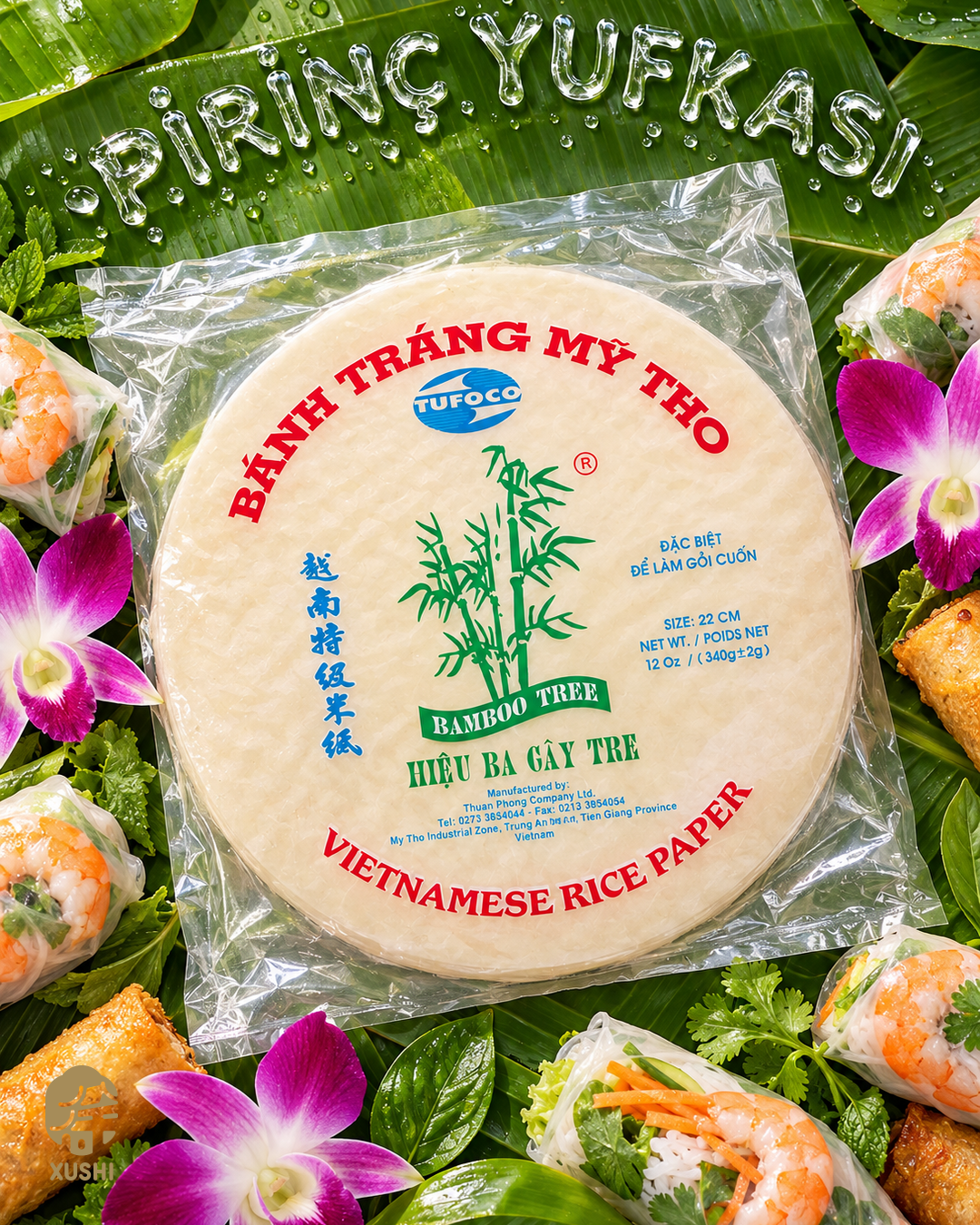 TUFOCO PİRİNÇ YUFKASI (VIETNAMESE RICE PAPER) 越南米纸 - 340G