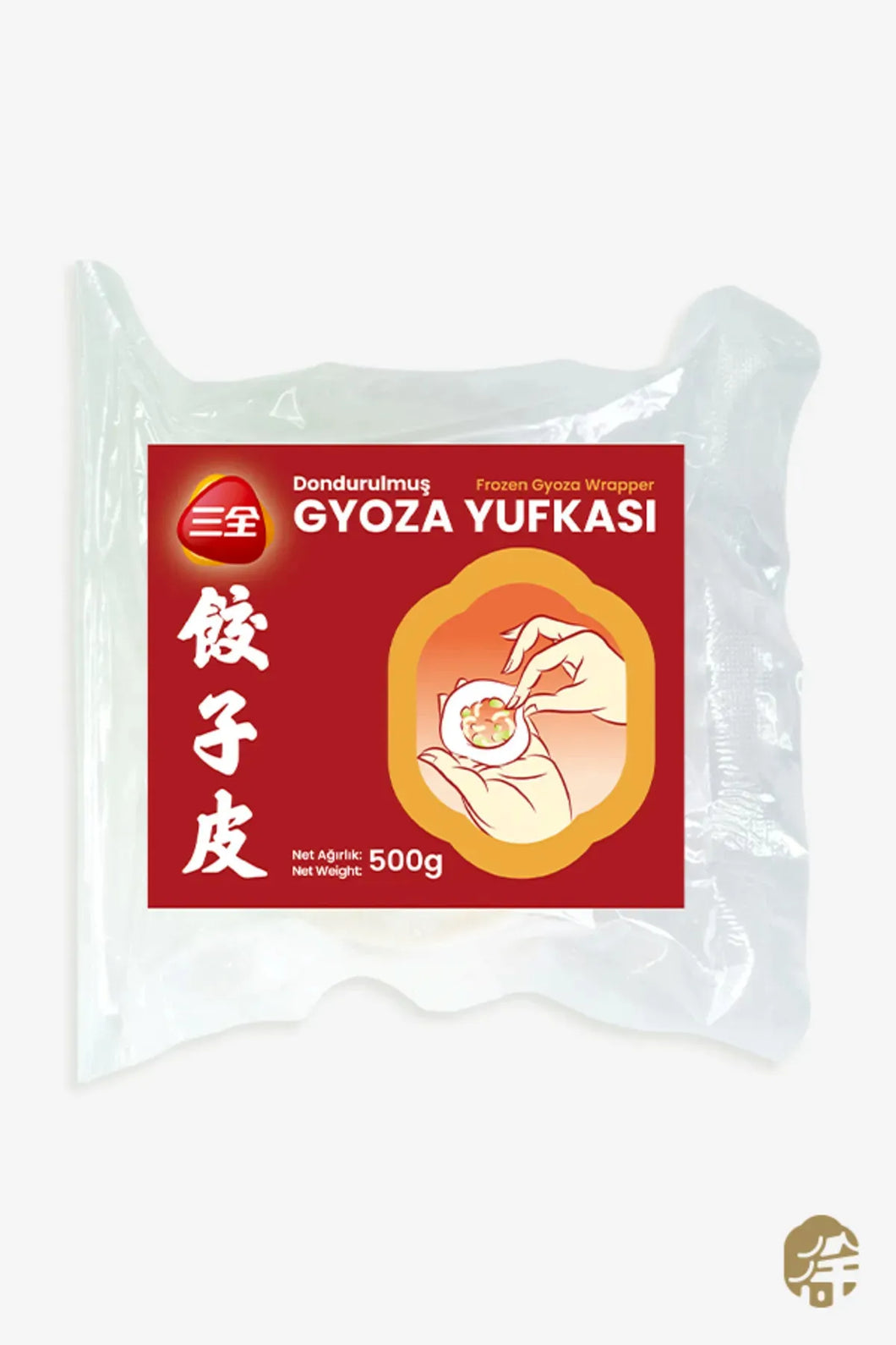 Dondurulmuş Gyoza Yufkası ( Frozen Gyoza Wrapper ) - 500G