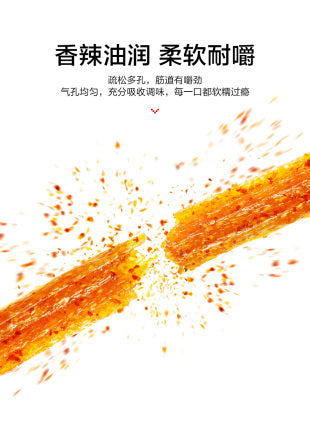 Big Latiao   (卫龙大面筋)  Acili Ve Soyali Kraker - 106G