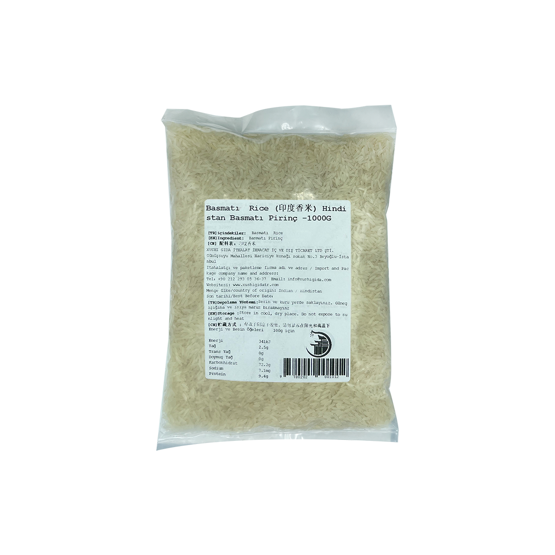 XUSHI BASMATİ PİRİNÇ (BASMATI RICE) 印度米 - 1KG