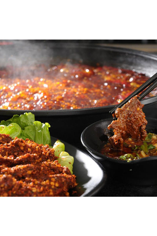 228G - HAORENJIA - SPICY HOT POT SOUP BASE   (手工火锅底料)   BAHARATLI ÇEŞNİ