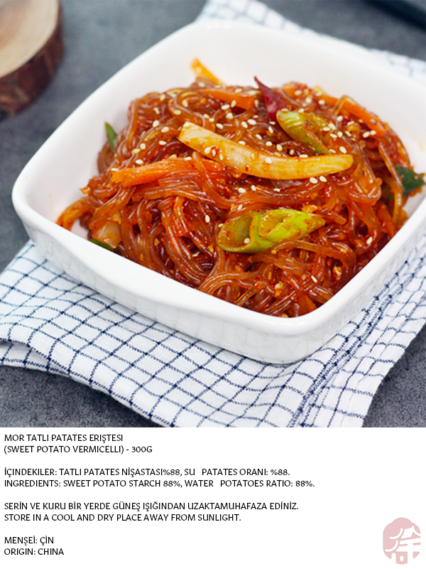 YULONGSHAN TATLI PATATES ERİŞTESİ (SWEET POTATO VERMICELLI) 玉龙山红薯粉丝 - 300G