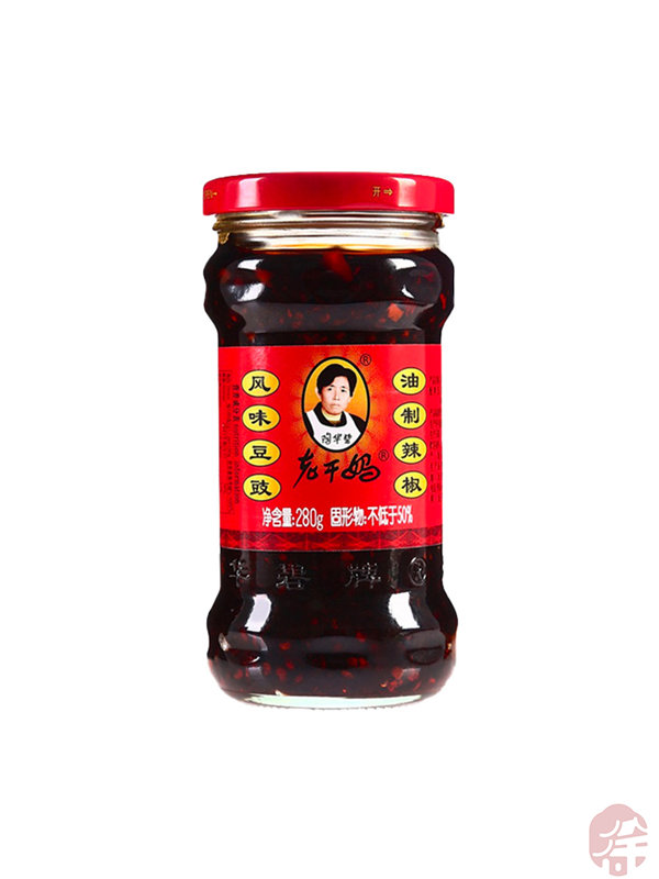 Chilli Sauce With Fermented Soybean (老干妈风味豆豉) Fremente Edilmiş Soya Fasulyeli Biber Sosu - 280G