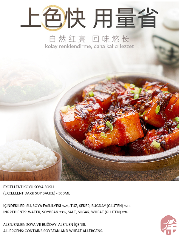 HADAY EXCELLENT KOYU SOYA SOSU (HADAY SIGNATURE DARK SOY SAUCE) 海天招牌老抽王 - 500ML