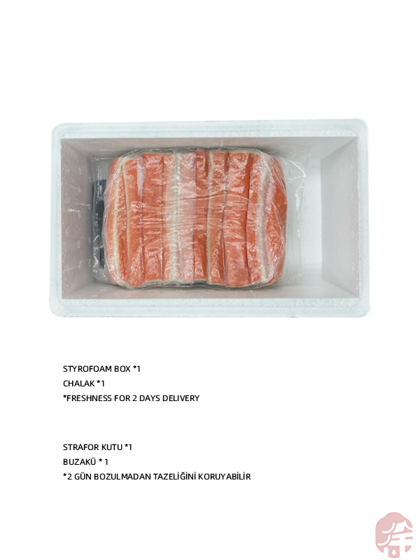 XUSHI DONDURULMUŞ YENGEÇ ÇUBUĞU (FROZEN CRAB STICK) 蟹肉棒 - 500G